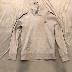Adidas Grey and Black Hoodie